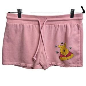 Disney Winnie The Pooh Pink Girls Lounge Shorts Large 11-13